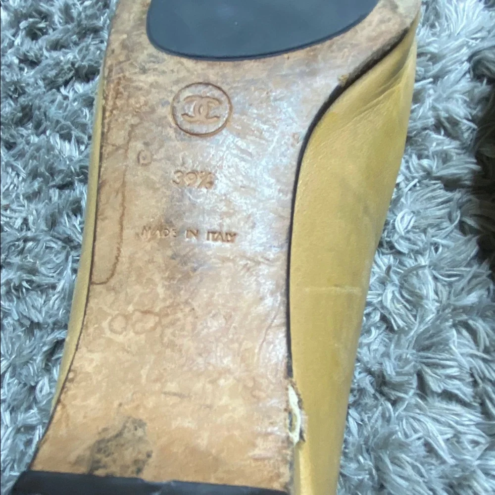 Vintage Chanel Loafers Flats Shoes
